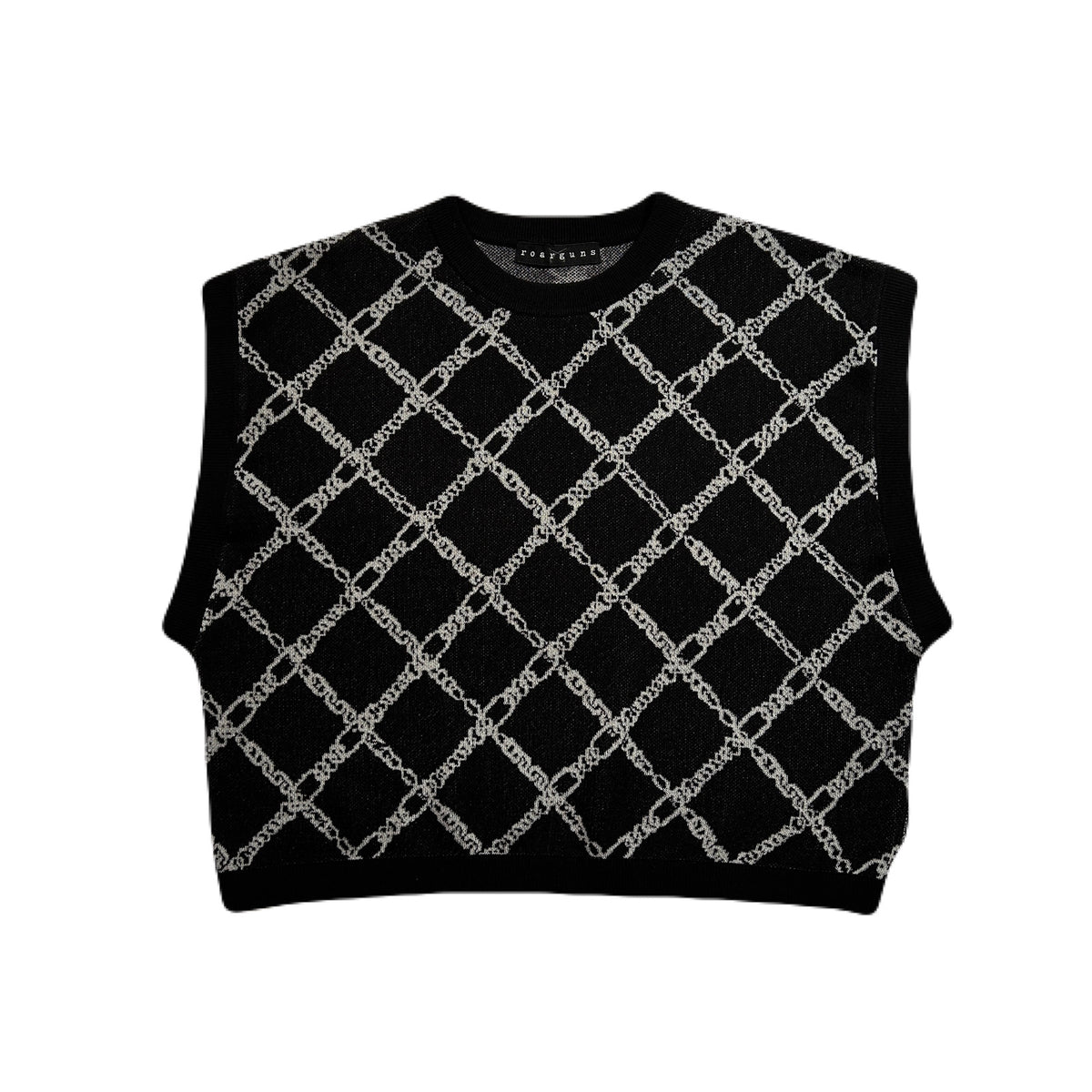 WOMENS CHAIN JACQUARD KNIT / BLACK – roarguns ONLINE STORE