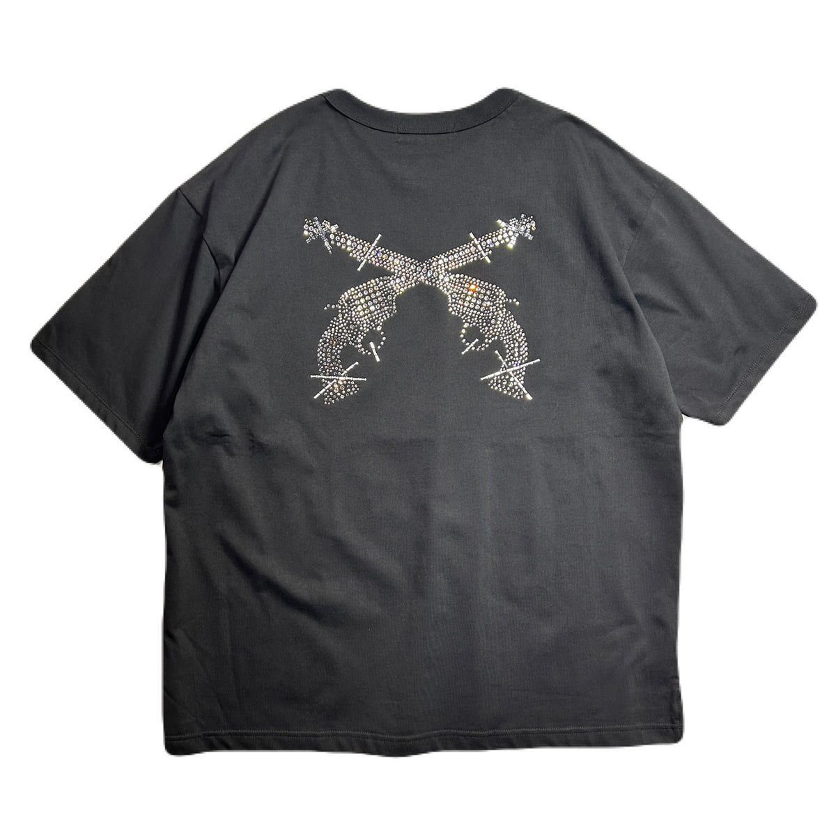 CROSSGUN CRYSTAL T-SHIRT / BLACK – roarguns ONLINE STORE