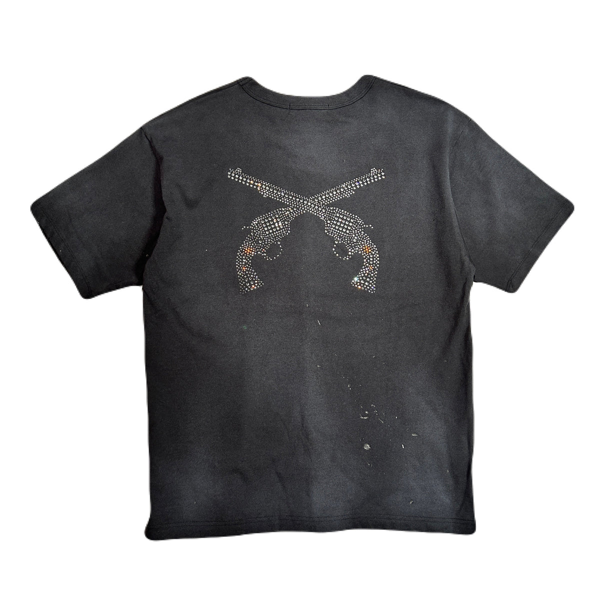 CROSSGUN CRYSTAL T-SHIRT / BLACK – roarguns ONLINE STORE