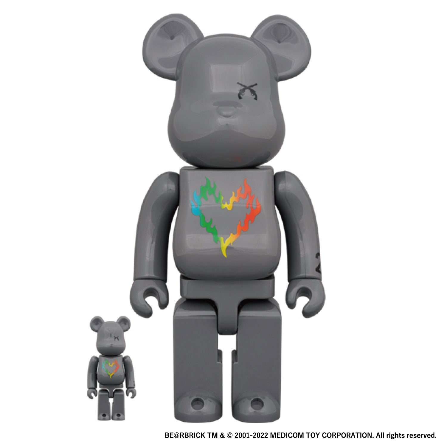 LOVE & PEACE roarguns 20th Anniversary Model  BE@RBRICK