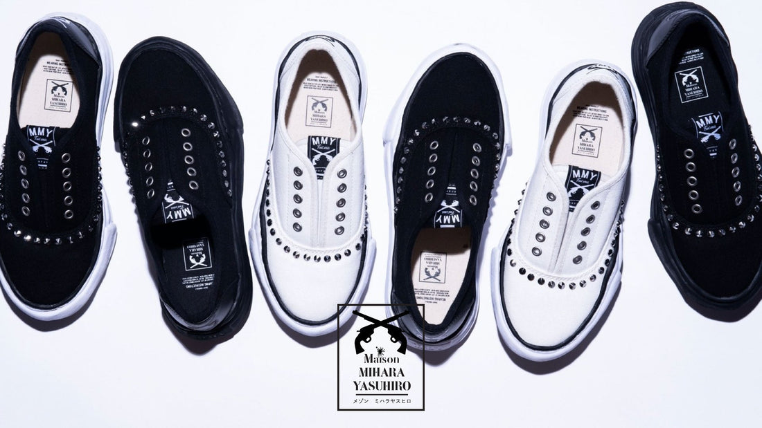 roarguns × Maison MIHARA YASUHIRO COLLABORATION "BAKER" STUDS SLIP-ON SNEAKERS