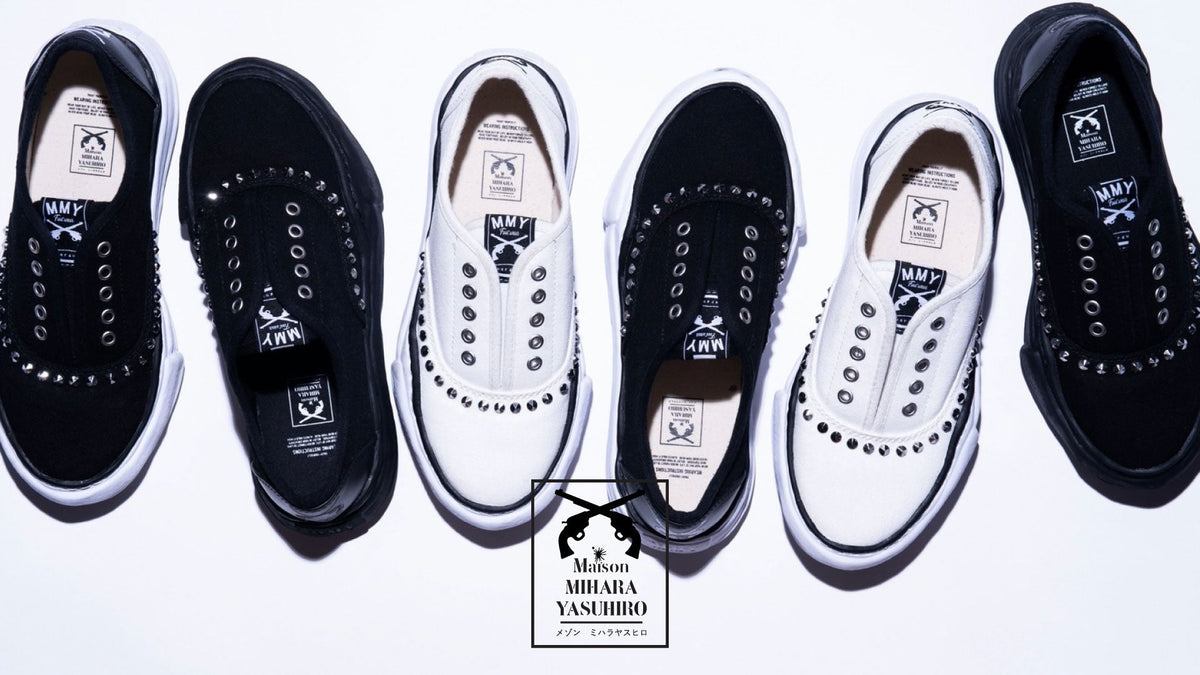roarguns × Maison MIHARA YASUHIRO COLLABORATION "BAKER" STUDS SLIP-ON SNEAKERS