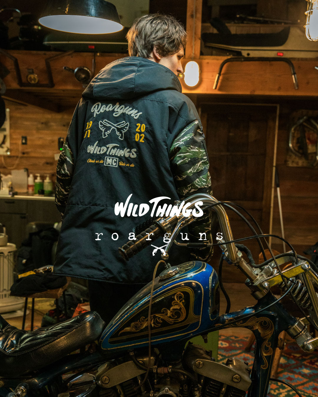 roarguns × WILD THINGS COLLABORATION  SHORT MONSTER PARKA