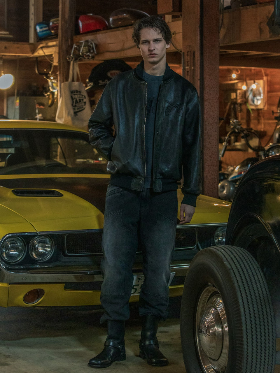 画像をギャラリービューアに読み込む, OXFORD DOUBLE KNEE PANTS/ BLACK