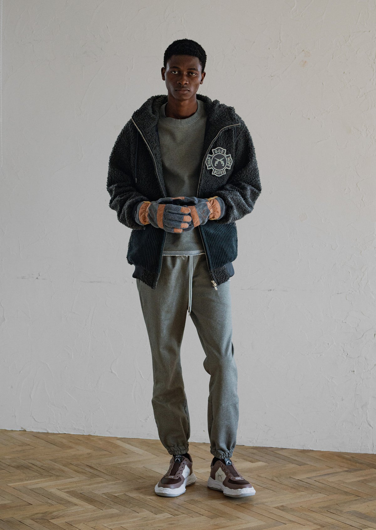 DREAD BOA HOODIE / GRAY