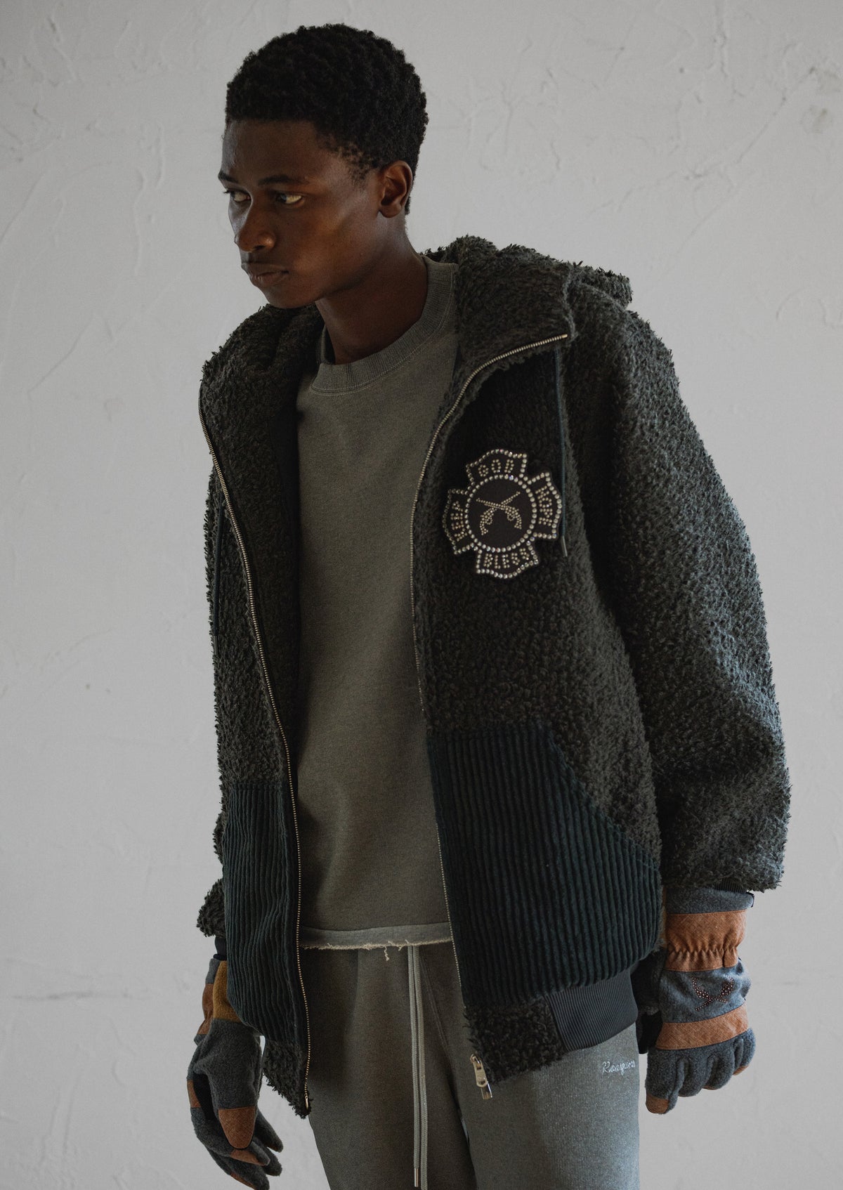 DREAD BOA HOODIE / GRAY