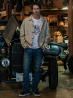 ARCHIVE STRETCH DENIM PANTS CRYSTAL / BLUE