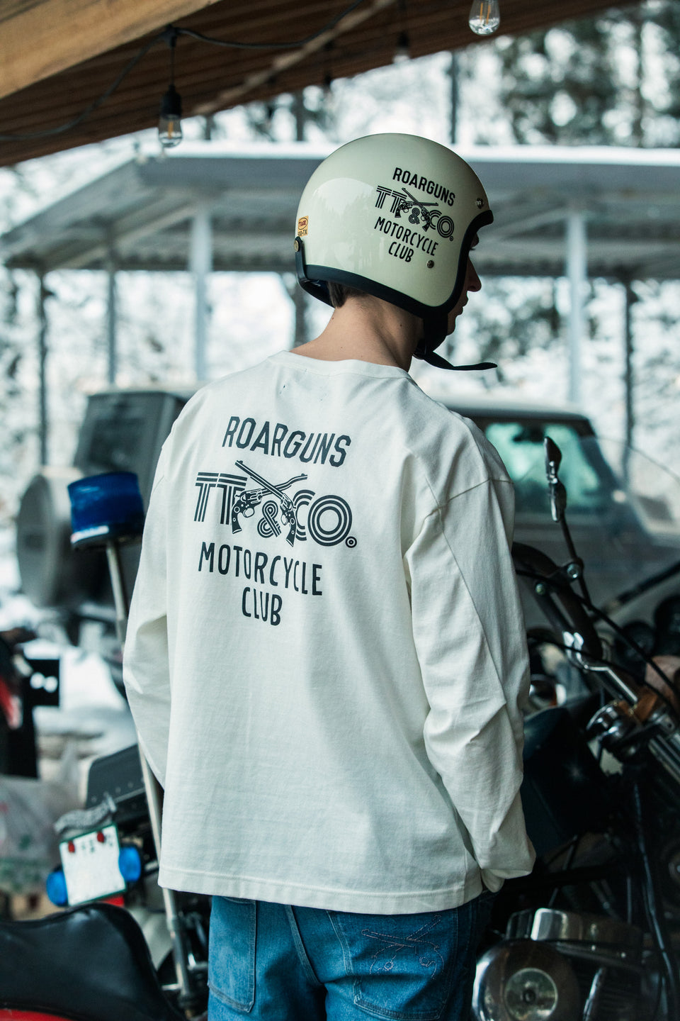 画像をギャラリービューアに読み込む, roarguns × TT&amp;CO HELMET / IVORY