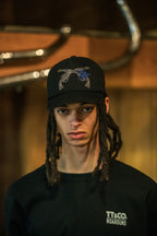 CROSSGUN STAR BB CAP / BLACK x BLUE