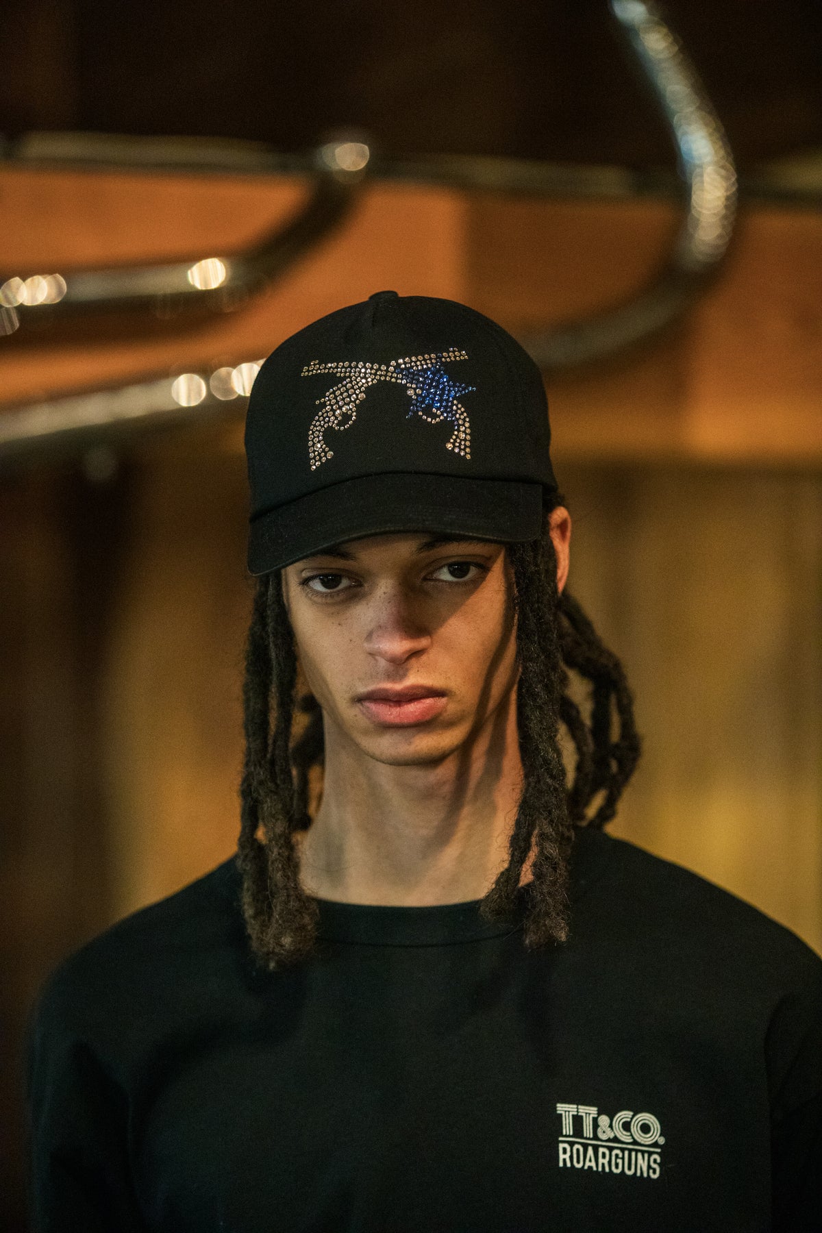 CROSSGUN STAR BB CAP / BLACK x BLUE