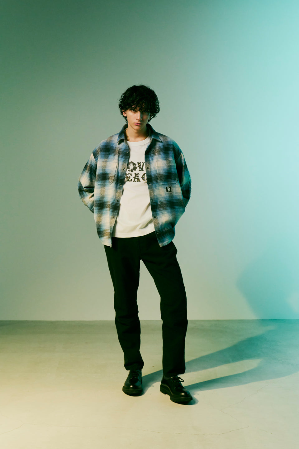 画像をギャラリービューアに読み込む, VINTAGE OX PANTS / BLACK