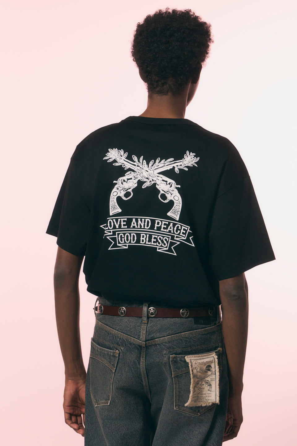 画像をギャラリービューアに読み込む, OLIVE TREE CROSSGUN T-SHIRT / BLACK