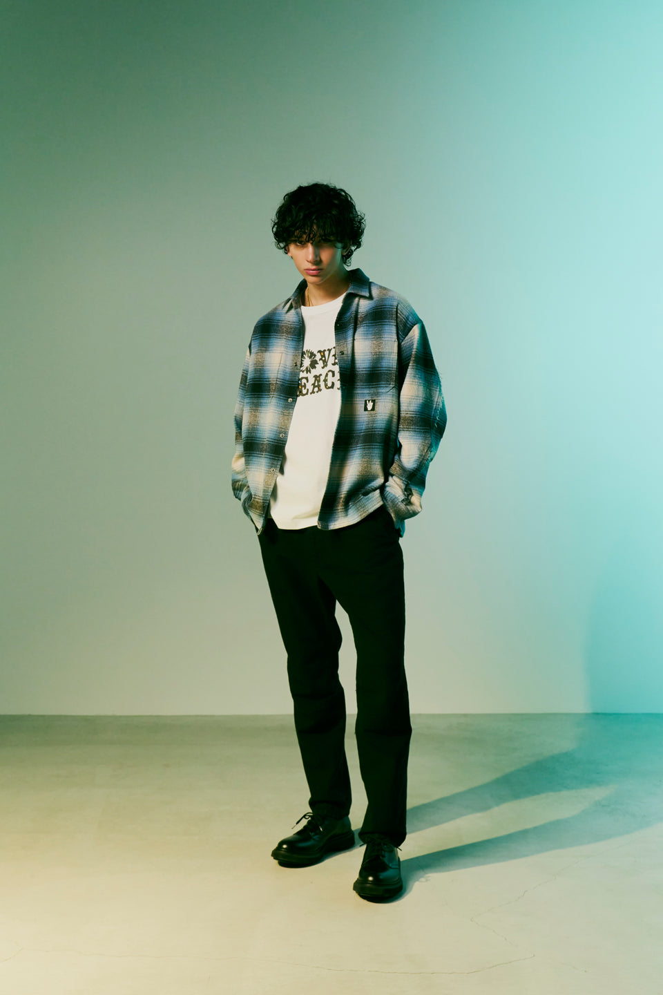 画像をギャラリービューアに読み込む, VINTAGE OX PANTS / BLACK
