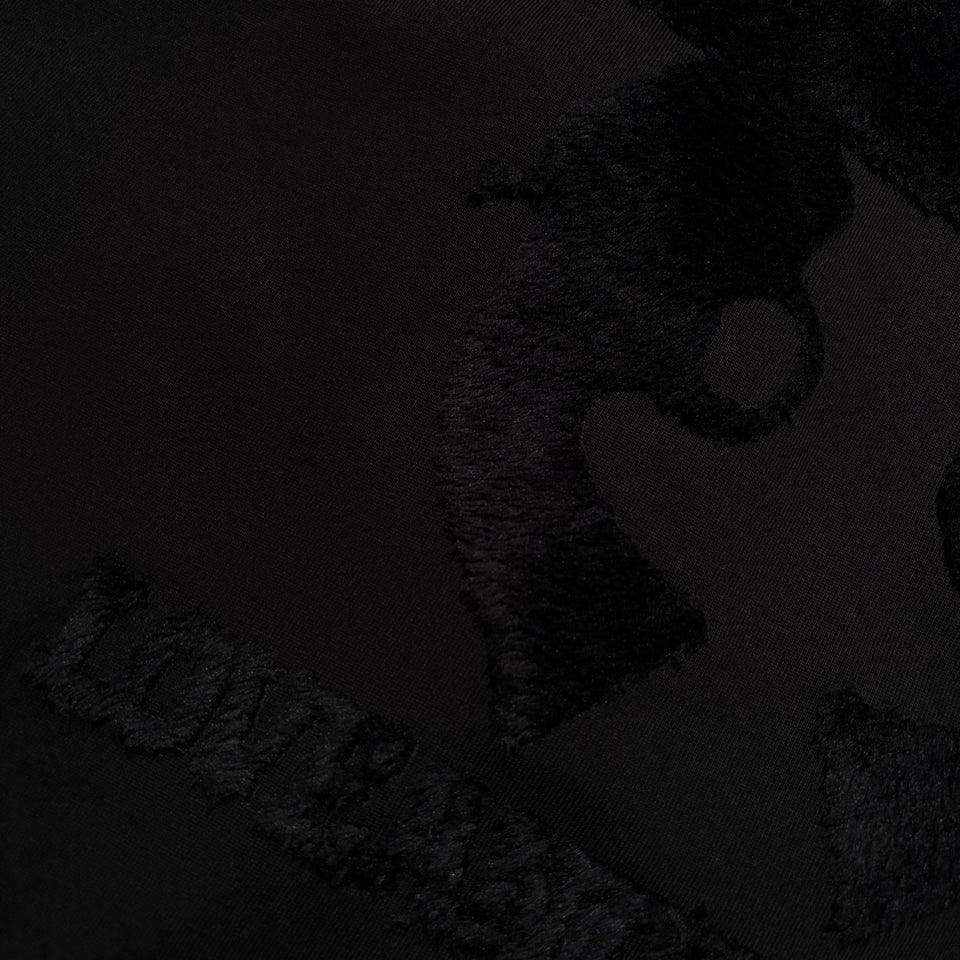 Load image into Gallery viewer, LA FUR PRINT L/S T-SHIRT / BLACK*BLACK