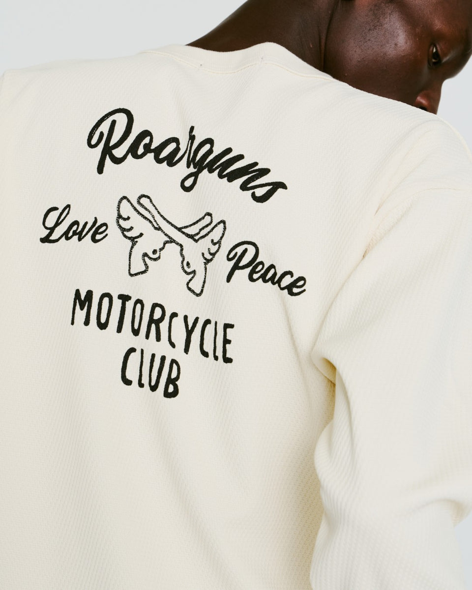 Load image into Gallery viewer, MOTOR CYCLE PRINT JERSEY T / OFF WHITE