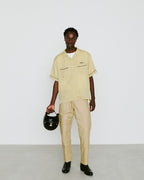 BOWLING SHIRT EMBROIDERY/ MUSTARD