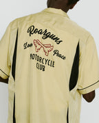 BOWLING SHIRT EMBROIDERY/ MUSTARD