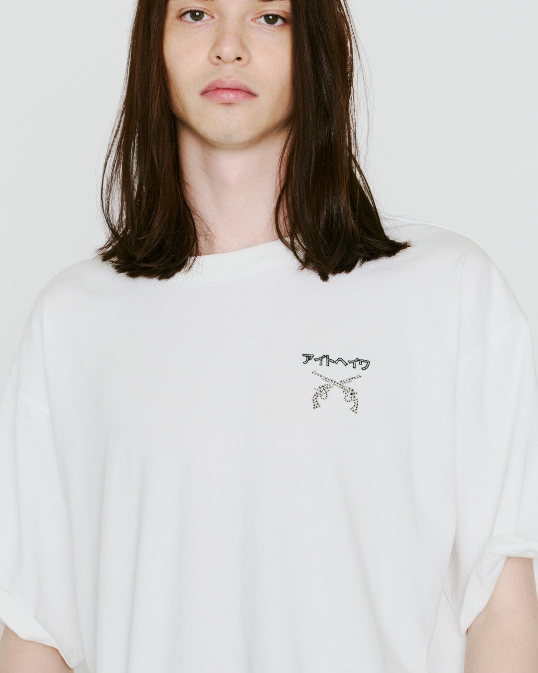 アイトヘイワEMBROIDERY T-SHIRT / WHITE