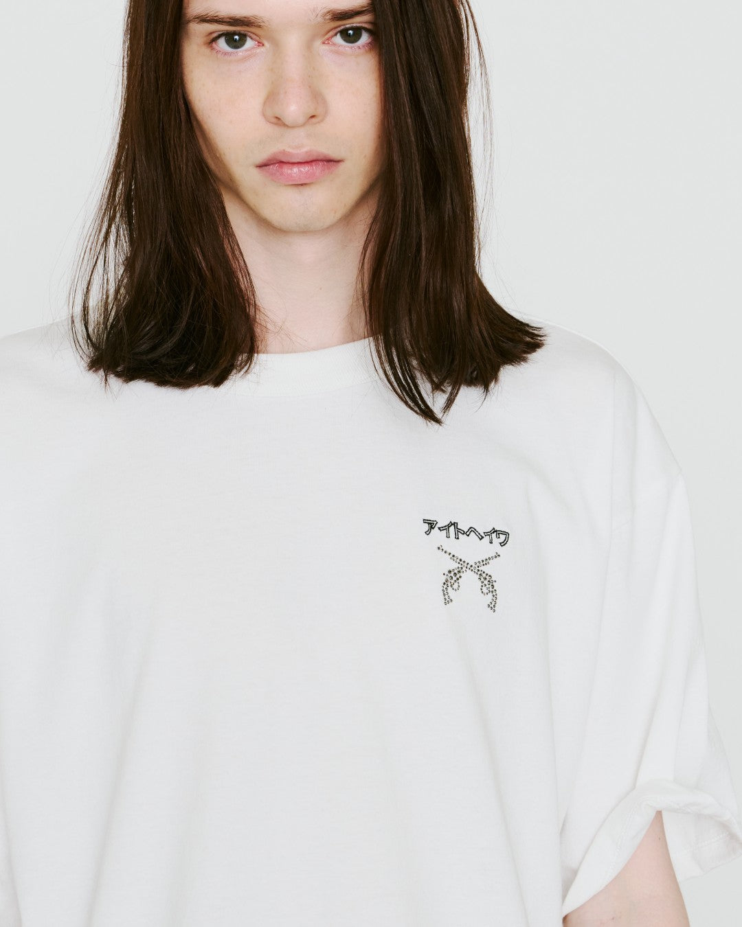 アイトヘイワEMBROIDERY T-SHIRT / WHITE