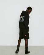 PATCH WORK REMAKE SHORTS / BLACK