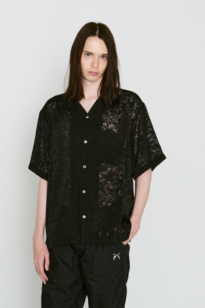 画像をギャラリービューアに読み込む, FLOWER OPAL SHIRT / BLACK