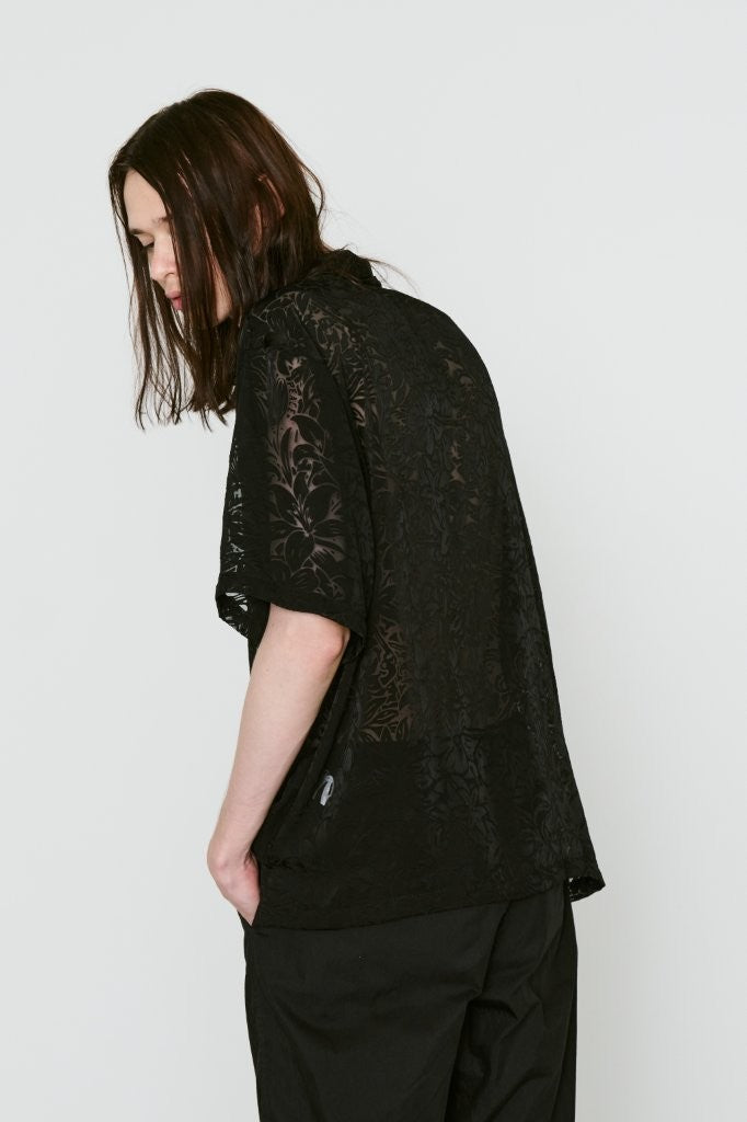 画像をギャラリービューアに読み込む, FLOWER OPAL SHIRT / BLACK