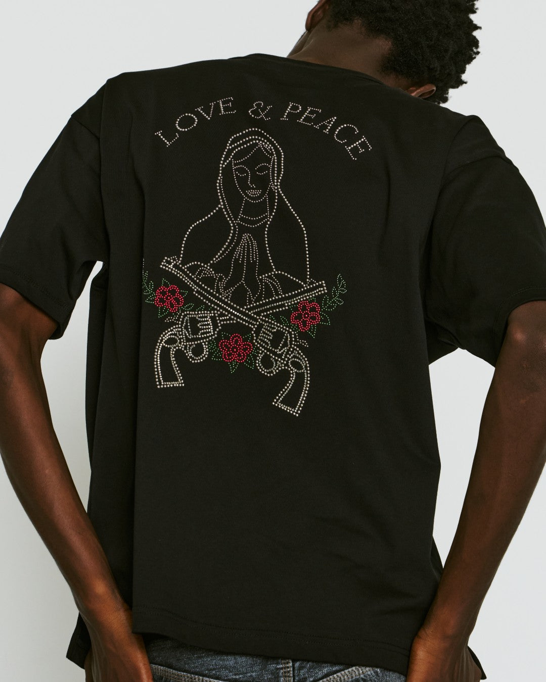 画像をギャラリービューアに読み込む, MARIA METAL CROSSGUN T-SHIRT / BLACK