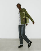 VINTAGE WASH SELVEDGE DENIM PANTS CROSSGUN / BLACK