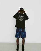 MOTOR CYCLE PRINT JERSEY T / BLACK
