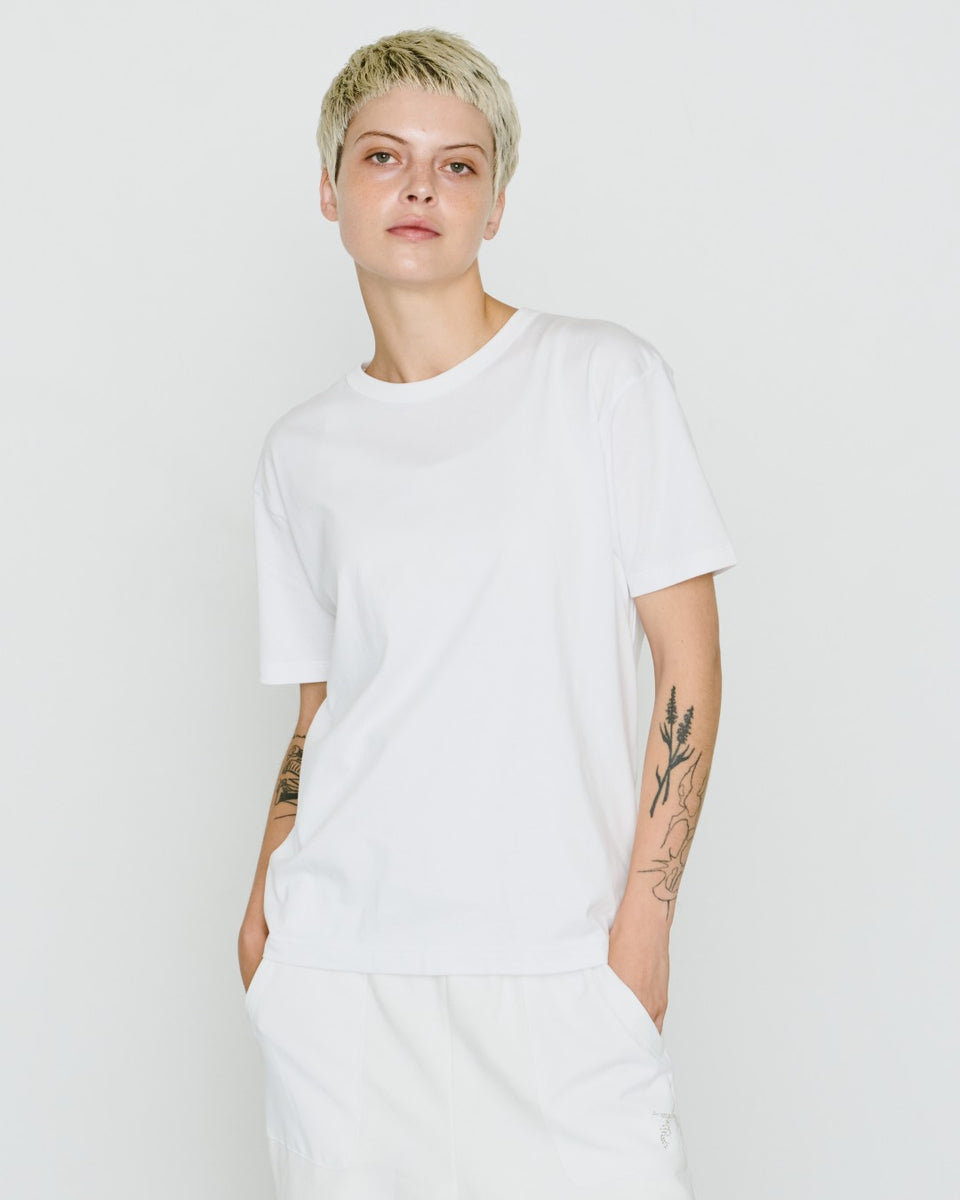 画像をギャラリービューアに読み込む, WOMENS HEART CROSSGUN T-SHIRT / WHITE
