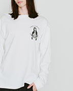 MARIA PRINT L/S T-SHIRT / WHITE