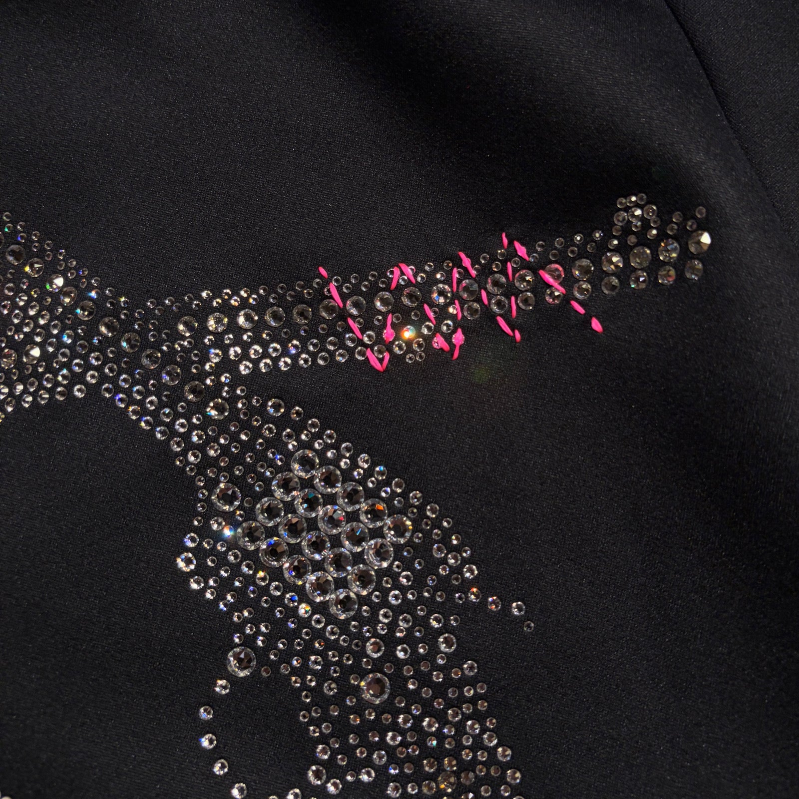 画像をギャラリービューアに読み込む, JunAle SASHIKO LINETAPE JERSEY JACKET / BLACK