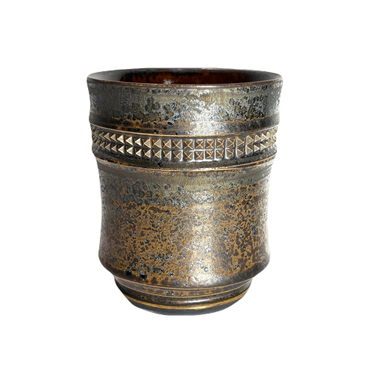 画像をギャラリービューアに読み込む, SHIRO HAMANAKA CERAMIC CUP LEOPARD STUDS SHP117