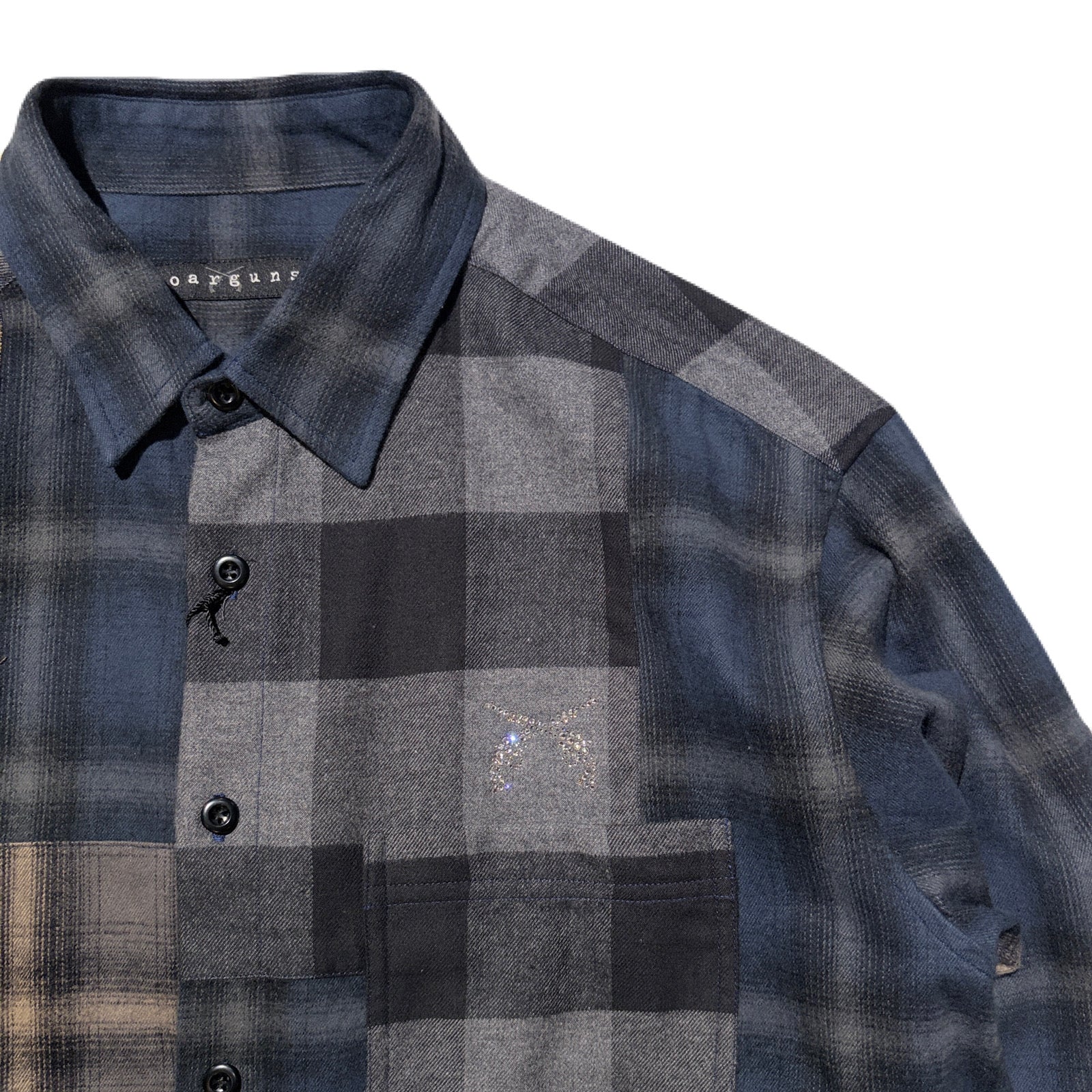 画像をギャラリービューアに読み込む, MULTI CHECK SHIRT CRYSTAL / NAVY