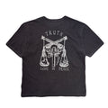 CROSSGUN FLOCKY PRINT T-SHIRT / BLACK