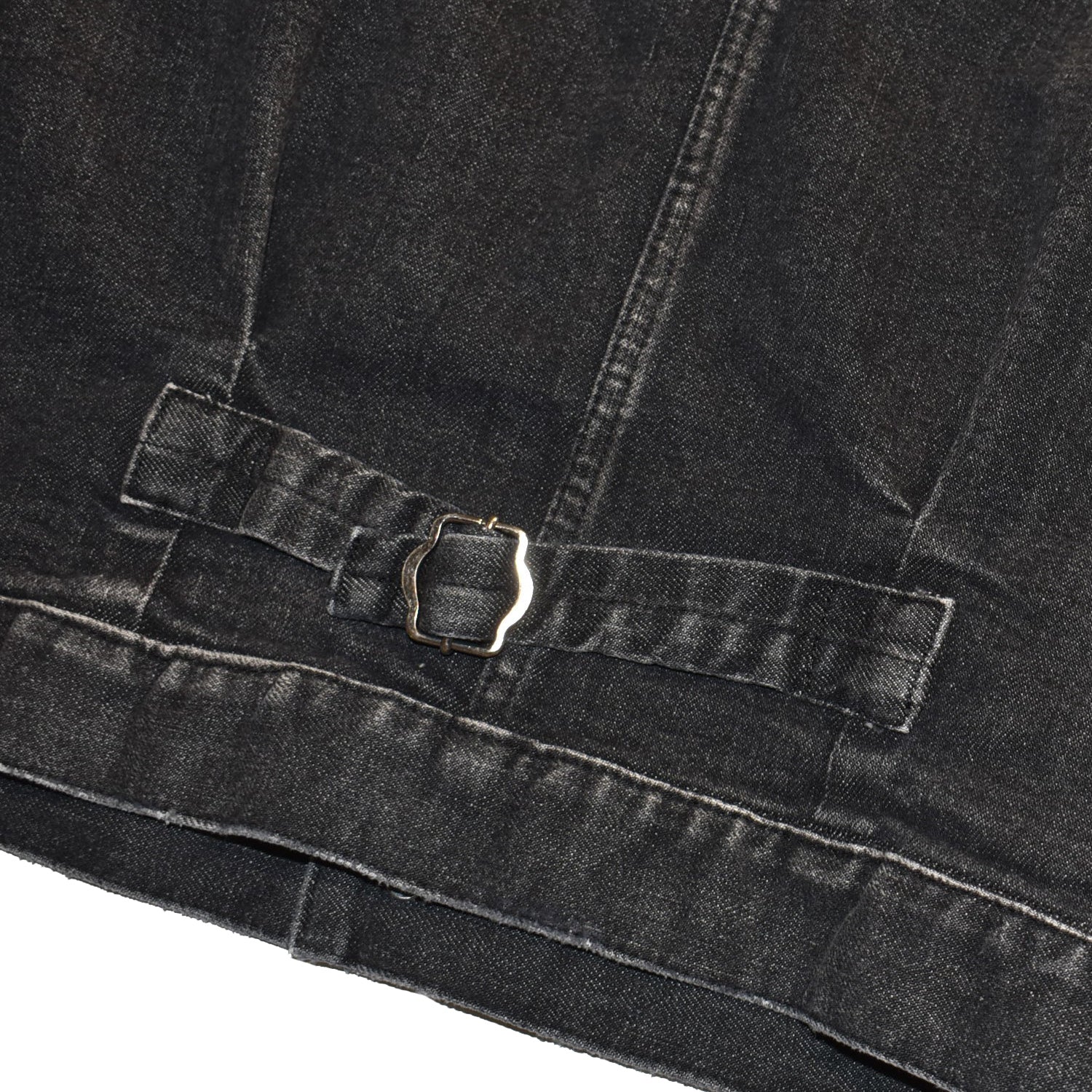 画像をギャラリービューアに読み込む, DENIM JACKET VINTAGE WASH METAL CROSSGUN / BLACK