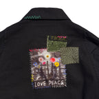 JunAle SASHIKO OXFORD STRETCH JACKET / BLACK