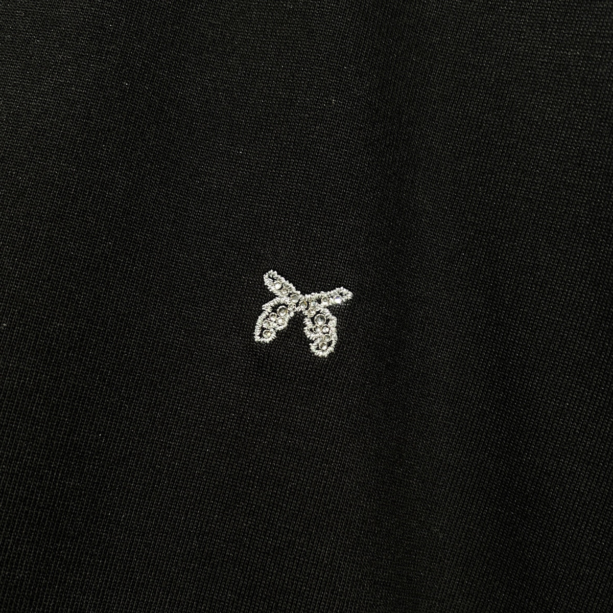WOMEN MINI CROSSGUN LONG SLEEVE T / BLACK