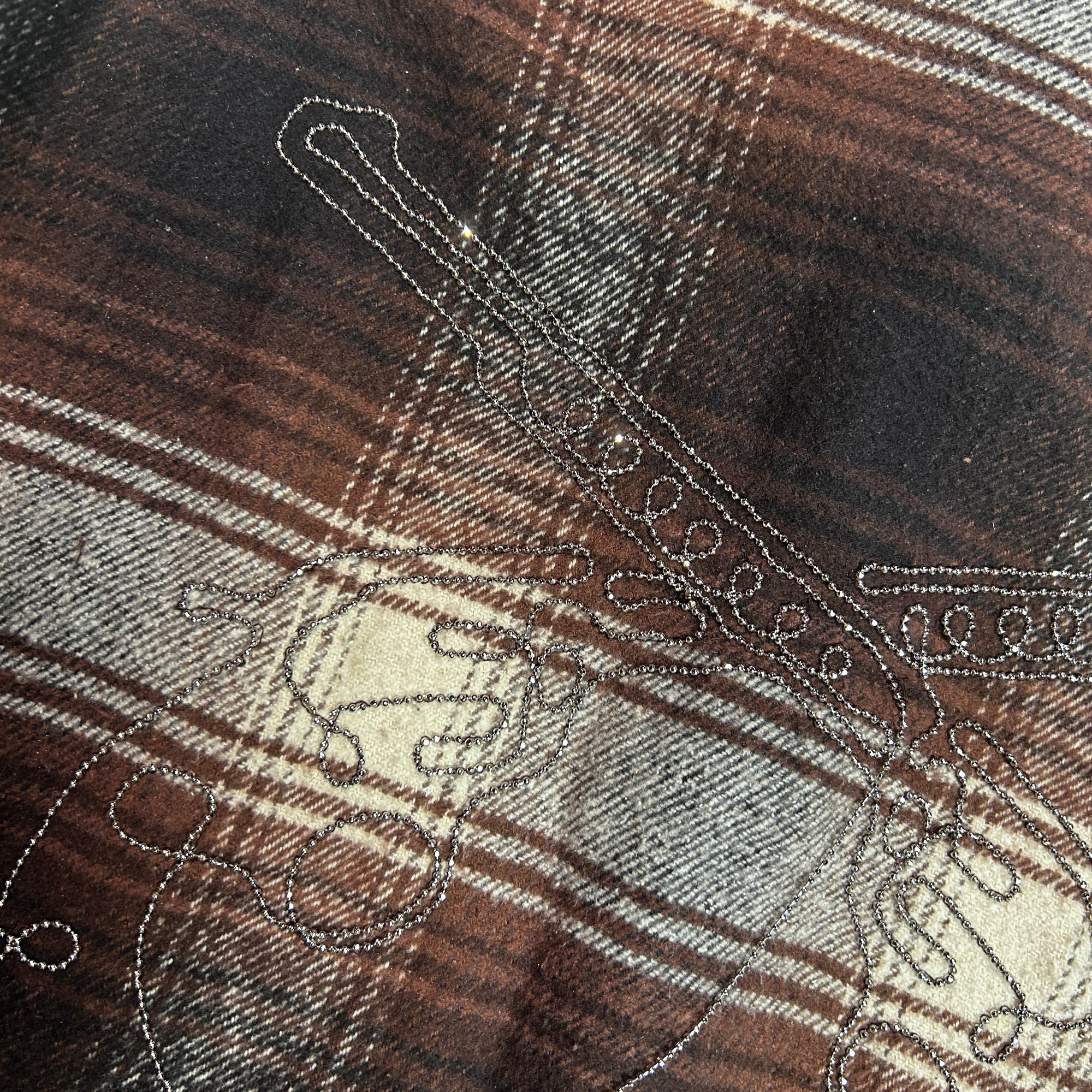 画像をギャラリービューアに読み込む, LIMITED EDITION COTTON SILK CHECK SHIRT / BROWN