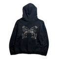 CROSSGUN CRYSTAL HOODIE / BLACK
