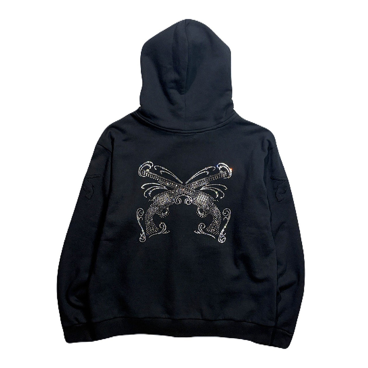 CROSSGUN CRYSTAL HOODIE / BLACK