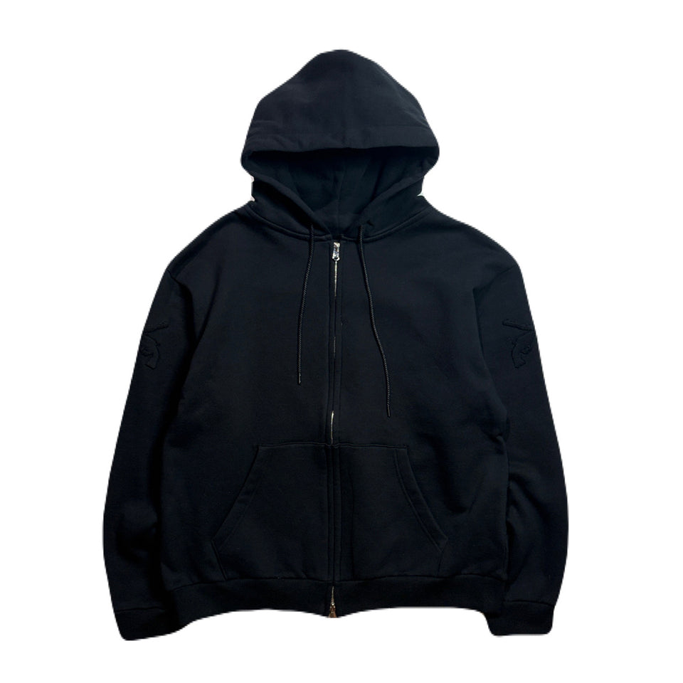 画像をギャラリービューアに読み込む, CROSSGUN CRYSTAL HOODIE / BLACK