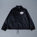 SQUARE LOGO COACH JACKET / BLACK