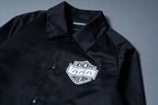 SQUARE LOGO COACH JACKET / BLACK