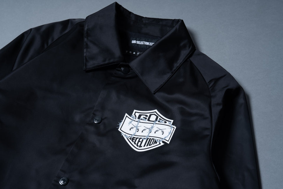 画像をギャラリービューアに読み込む, SQUARE LOGO COACH JACKET / BLACK