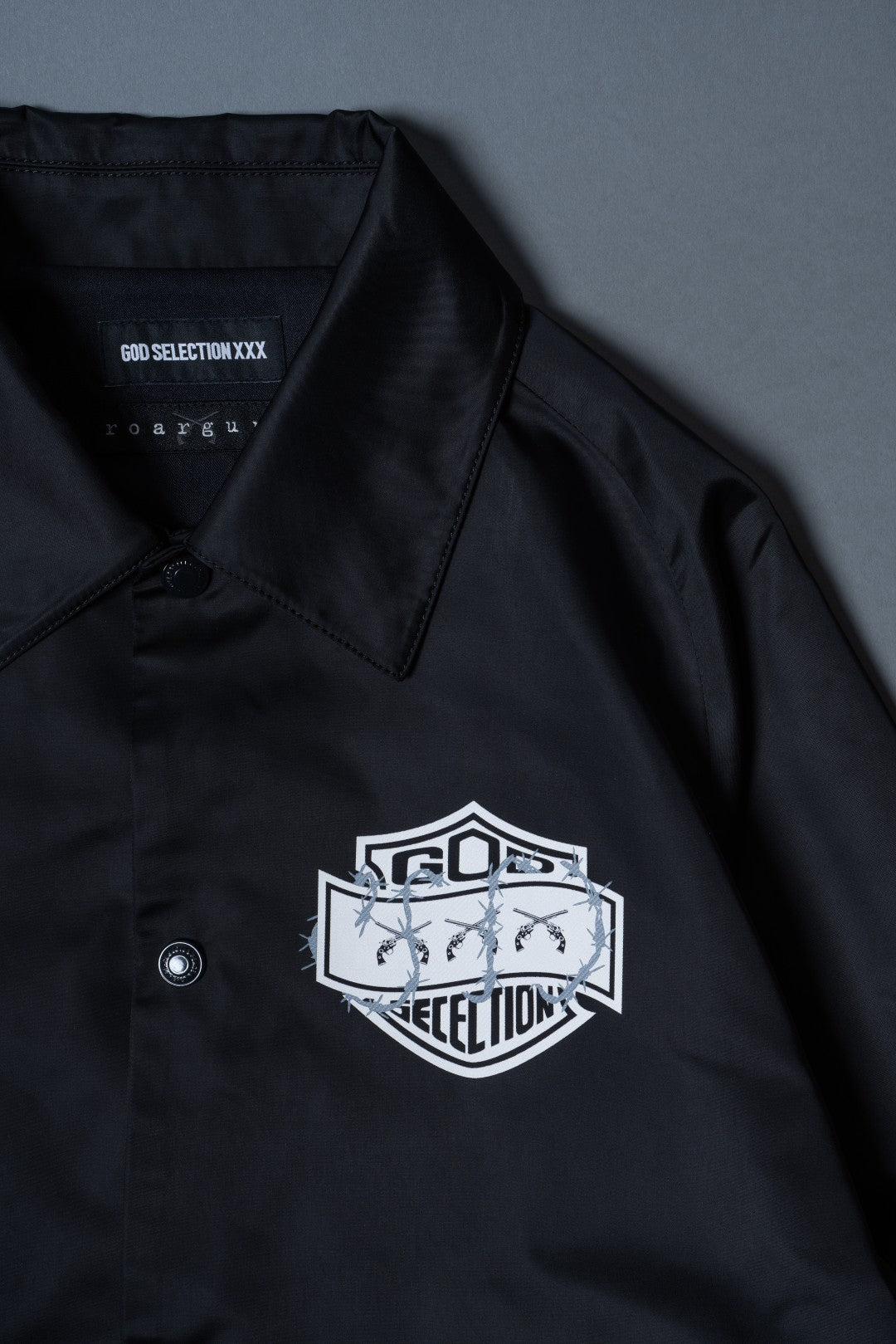 画像をギャラリービューアに読み込む, SQUARE LOGO COACH JACKET / BLACK