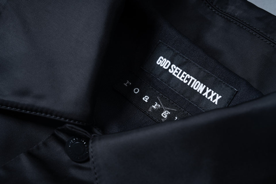 画像をギャラリービューアに読み込む, SQUARE LOGO COACH JACKET / BLACK