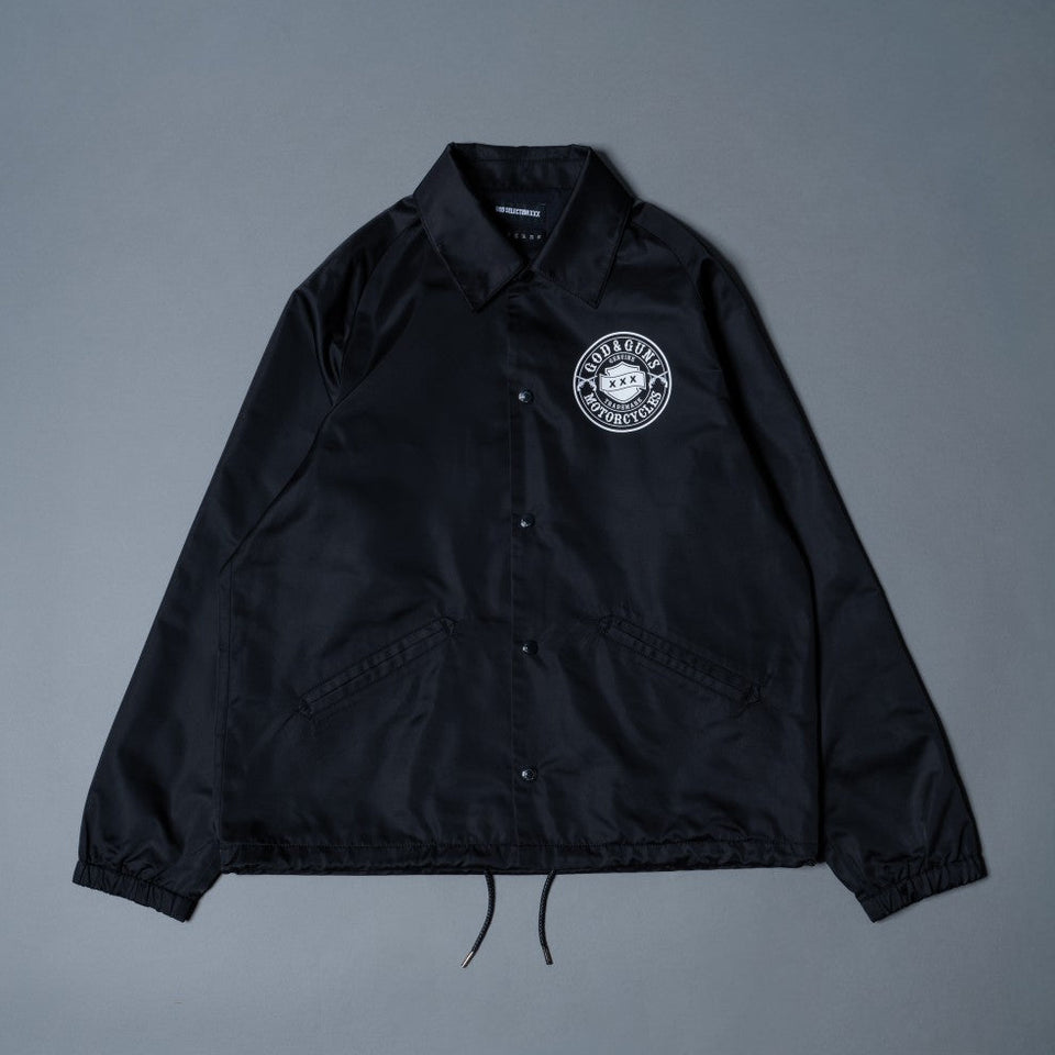 将图片加载到图库查看器，TRIPLE GUNS EMBLEM COACH JACKET / BLACK