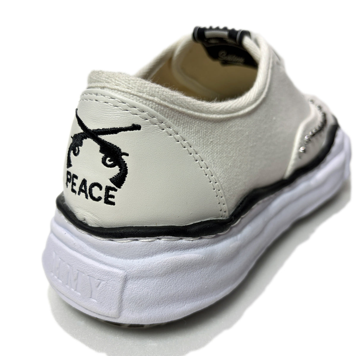 Maison MIHARA YASUHIRO "BAKER" STUDS SLIP-ON SNEAKERS / WHITE x WHITE