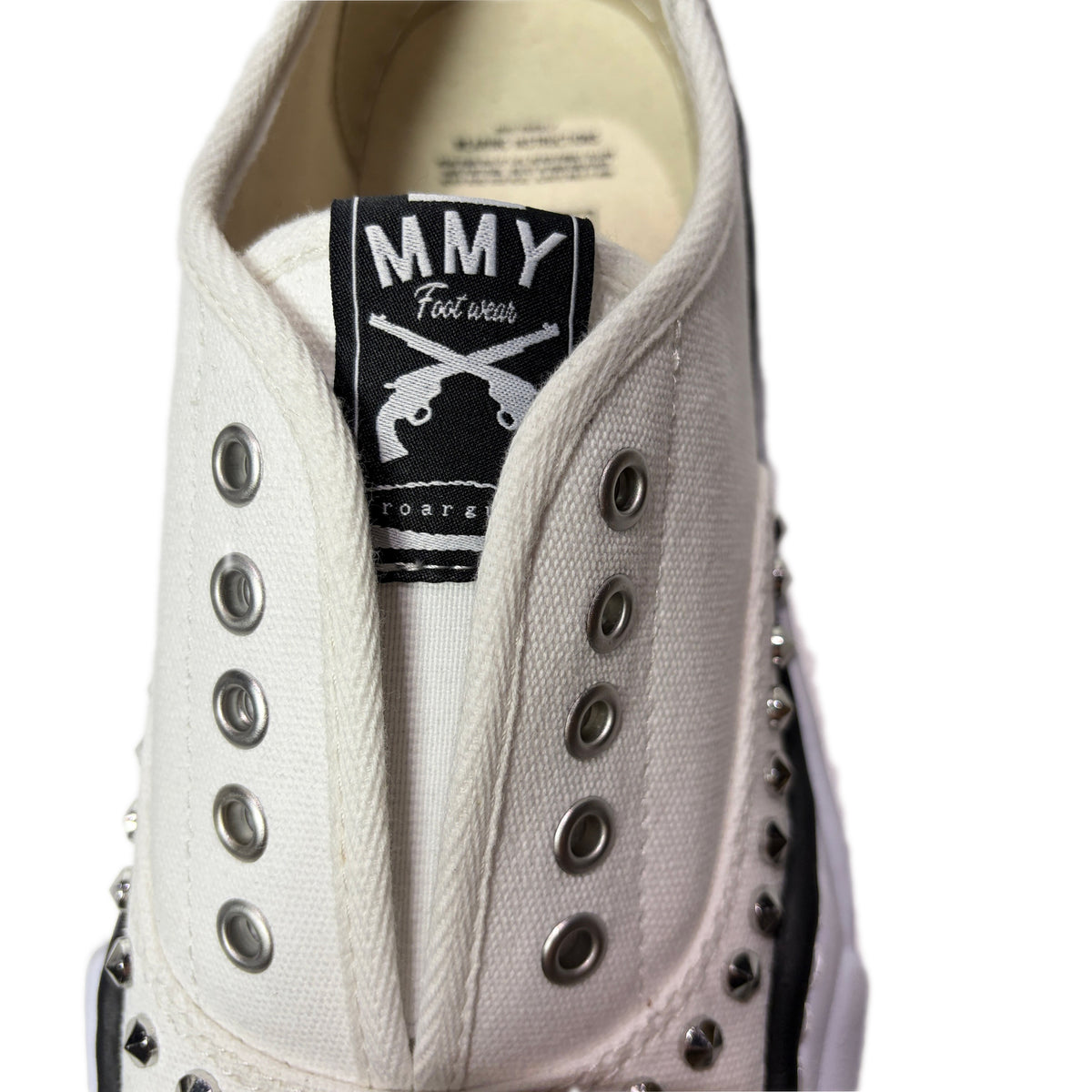 Maison MIHARA YASUHIRO "BAKER" STUDS SLIP-ON SNEAKERS / WHITE x WHITE